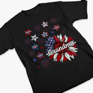 Shine Bright In The Sky - T-shirt unisexe personnalisé pour la famille, sweat à capuche, sweat-shirt - 4 juillet, cadeau pour maman, grand-mère