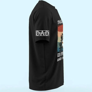 Personne ne répare les choses mieux que papa - T-shirt unisexe personnalisé avec motif sur la manche - Cadeau pour papa et grand-père