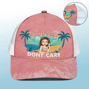 Chaque jour devrait être une journée à la plage - Casquette de baseball personnalisée avec dos en maille, casquette de camionneur de baseball - Cadeau de vacances d'été pour meilleures amies, meilleures amies, sœurs