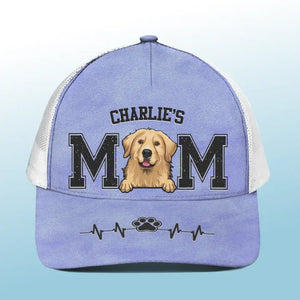 Keep Calm And Carry A Wand - Casquette de baseball personnalisée avec dos en maille pour chien et chat, casquette de baseball camionneur - Cadeau pour propriétaires et amoureux des animaux