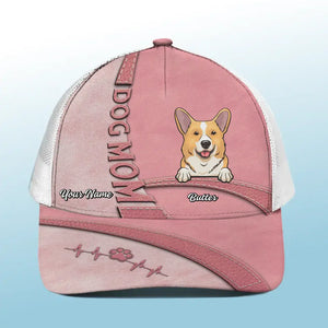 Mon chien est le compagnon idéal ! Casquette de baseball personnalisée avec dos en maille, casquette de camionneur, cadeau pour propriétaires et amoureux des animaux.