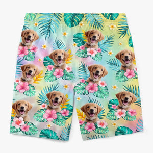 L'été a toujours été ma saison préférée - Short de plage hawaïen tropical Aloha personnalisé pour chien et chat - Cadeau de vacances d'été, cadeau de fête d'anniversaire pour propriétaires d'animaux et amoureux des animaux