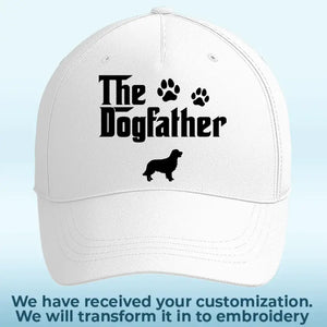 The Dogfather - Casquette brodée personnalisée pour chien - Cadeau pour propriétaires et amoureux des animaux