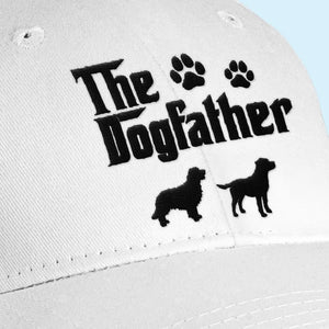 The Dogfather - Casquette brodée personnalisée pour chien - Cadeau pour propriétaires et amoureux des animaux