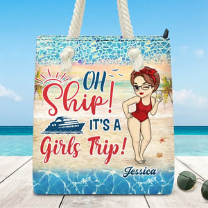 C'est un voyage entre filles ! - Sac de plage personnalisé pour meilleures amies, meilleures amies et sœurs ! Cadeau de vacances d'été