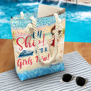 C'est un voyage entre filles ! - Sac de plage personnalisé pour meilleures amies, meilleures amies et sœurs ! Cadeau de vacances d'été