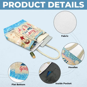 C'est un voyage entre filles ! - Sac de plage personnalisé pour meilleures amies, meilleures amies et sœurs ! Cadeau de vacances d'été