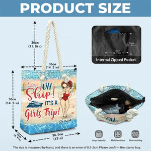 C'est un voyage entre filles ! - Sac de plage personnalisé pour meilleures amies, meilleures amies et sœurs ! Cadeau de vacances d'été