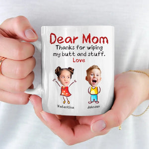 Photo personnalisée : Notre famille reste unie pour toujours ! Mug personnalisé pour la famille ! Cadeau pour les membres de la famille