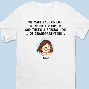 Je croise mes sourcils avant de me regarder dans les yeux - T-shirt, sweat à capuche et sweat-shirt unisexe personnalisé pour la famille - Cadeau pour les membres de la famille