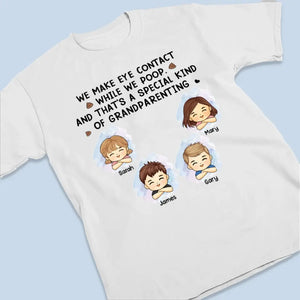 Je croise mes sourcils avant de me regarder dans les yeux - T-shirt, sweat à capuche et sweat-shirt unisexe personnalisé pour la famille - Cadeau pour les membres de la famille