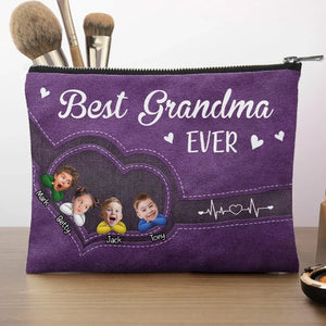 Photo personnalisée « Vous êtes assez bien » - Trousse de maquillage personnalisée pour la famille - Cadeau pour maman, grand-mère