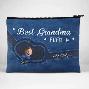 Photo personnalisée « Vous êtes assez bien » - Trousse de maquillage personnalisée pour la famille - Cadeau pour maman, grand-mère