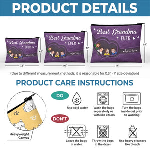 Photo personnalisée « Vous êtes assez bien » - Trousse de maquillage personnalisée pour la famille - Cadeau pour maman, grand-mère