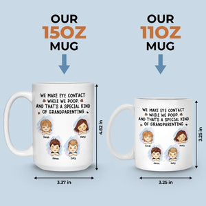 Le véritable amour, c'est parler par le regard ! Mug personnalisé pour la famille ! Cadeau pour les membres de la famille
