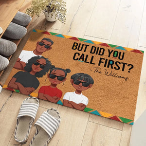 Passer du temps en famille est un cadeau - Tapis décoratif personnalisé pour la maison - Cadeau de pendaison de crémaillère pour les membres de la famille