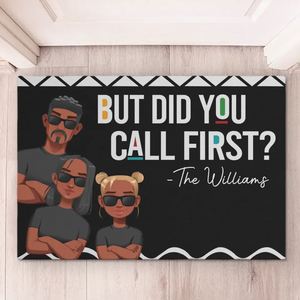 Une famille heureuse n'est qu'un paradis précoce - Tapis décoratif personnalisé pour la maison - Cadeau de pendaison de crémaillère pour les membres de la famille