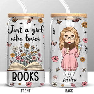 Encore un chapitre ! Tasse en verre personnalisée, tasse à café glacé ! Cadeau pour les amoureux des livres