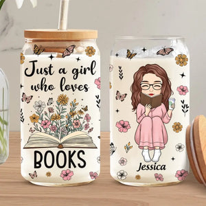 Encore un chapitre ! Tasse en verre personnalisée, tasse à café glacé ! Cadeau pour les amoureux des livres