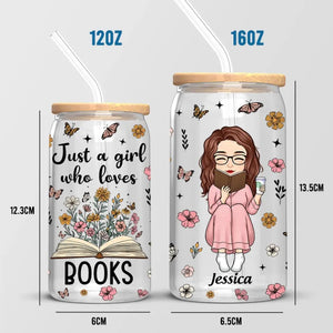 Encore un chapitre ! Tasse en verre personnalisée, tasse à café glacé ! Cadeau pour les amoureux des livres