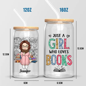 Les livres sont une magie portable unique - Tasse en verre personnalisée, tasse à café glacé - Cadeau pour les amoureux des livres