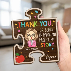 Il faut un grand cœur pour façonner les petits esprits - Plaque en bois personnalisée à 2 couches avec support pour enseignant - Cadeau pour enseignant