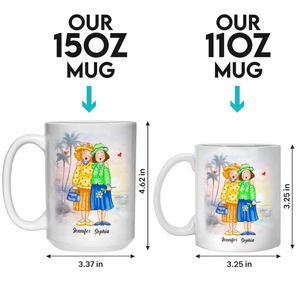Nous allons être amis pour toujours - Tasse personnalisée Old Bestie - Cadeau pour meilleures amies, BFF, sœurs