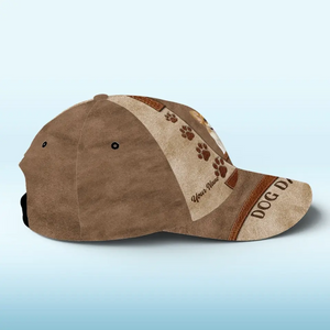 Casquette personnalisée avec photo « J'adore la vie de carlin » pour chien et chat, imprimé intégral, cadeau idéal pour les propriétaires et les amoureux des animaux.