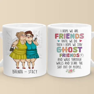 Tasse personnalisée « Amis pour la vie et au-delà » – Cadeau pour les meilleures amies, les meilleures amies et les sœurs