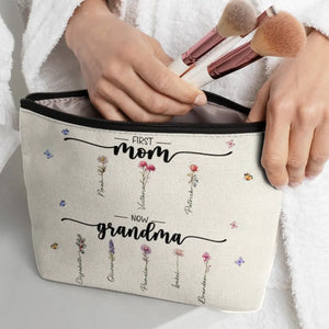 Je t'aime plus que tu ne le sauras jamais - Trousse de maquillage personnalisée pour la famille - Cadeau pour maman, grand-mère