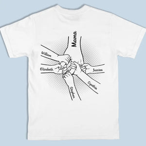 La maternité est la plus belle chose - T-shirt unisexe personnalisé imprimé recto verso - Cadeau pour maman et grand-mère