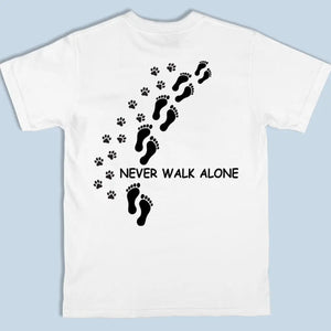 T-shirt unisexe personnalisé « Ami à fourrure » pour chien et chat, imprimé recto verso et recto verso - Cadeau pour propriétaires et amoureux des animaux