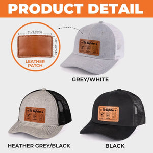 Vous êtes le parrain du chien - Chapeau en cuir personnalisé pour chien - Cadeau pour les propriétaires et les amoureux des animaux
