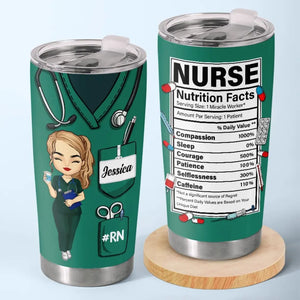 Les infirmières sont au cœur des soins de santé - Gobelet personnalisé pour infirmière - Cadeau d'appréciation, de remerciement, de vie d'infirmière
