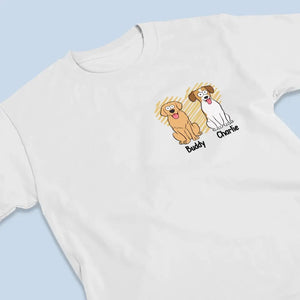 Meilleure maman de chien au monde - T-shirt unisexe personnalisé avec imprimé recto verso et recto verso - Cadeau pour propriétaires et amoureux des animaux