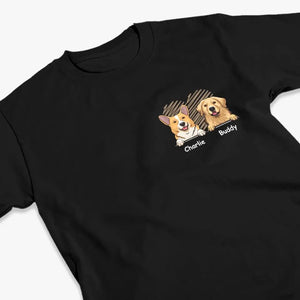 Certaines personnes parlent aux animaux - T-shirt unisexe personnalisé imprimé devant et derrière pour chien et chat - Cadeau pour propriétaires et amoureux des animaux