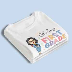 Chaque niveau scolaire est une nouvelle aventure d'apprentissage - T-shirt, sweat à capuche et sweat-shirt unisexe personnalisé pour enseignant - Cadeau pour enseignant