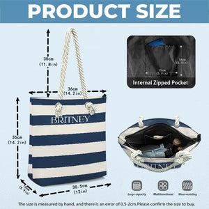 Trouvez ce qui vous donne de la joie et allez-y - Sac de plage personnalisé Bestie - Cadeau de vacances d'été pour meilleures amies, BFF, sœurs