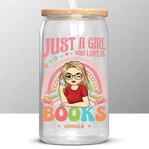 La lecture est magique - Tasse en verre personnalisée, tasse à café glacé - Cadeau pour les amoureux des livres