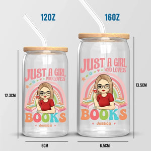 La lecture est magique - Tasse en verre personnalisée, tasse à café glacé - Cadeau pour les amoureux des livres