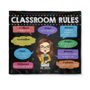 Livres, crayons et beaucoup de rêves – Tapisserie personnalisée pour enseignant – Cadeau pour enseignant