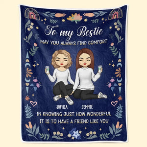 Tu es belle à l'intérieur comme à l'extérieur - Couverture personnalisée Bestie - Cadeau pour meilleures amies, BFF, sœurs