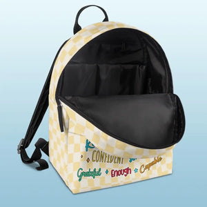 Premier jour d'école ! Réveille-toi ! - Sac à dos enfant personnalisé - Cadeau de rentrée scolaire pour enfant