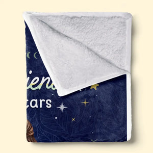 L'ami de mon cœur - Couverture personnalisée pour meilleure amie - Cadeau pour meilleures amies, meilleures amies, sœurs
