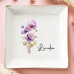 Là où les fleurs fleurissent, l'espoir aussi - Porte-bijoux personnalisé pour meilleure amie - Cadeau pour meilleures amies, meilleures amies, sœurs