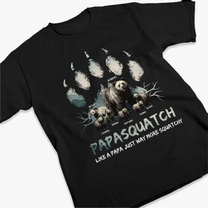 Papa Bear m'a montré que la force n'est pas qu'une question de muscles - T-shirt unisexe personnalisé pour la famille, sweat à capuche, sweat-shirt - Cadeau pour papa, grand-père
