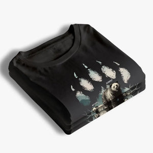 Papa Bear m'a montré que la force n'est pas qu'une question de muscles - T-shirt unisexe personnalisé pour la famille, sweat à capuche, sweat-shirt - Cadeau pour papa, grand-père