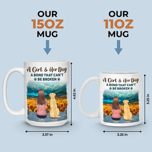 Une connexion durable – Tasse personnalisée commémorative – Cadeau de condoléances pour les propriétaires et les amoureux des animaux