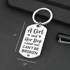 My Heart Will Always Wear The Pawprints Left By You - Memorial Personalized Custom Keychain - Sympathy Gift For Pet Owners, Pet Lovers