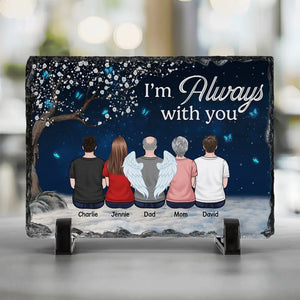 Le deuil est un remède en soi – Pierre commémorative rectangulaire personnalisée avec support – Cadeau de condoléances pour les membres de la famille